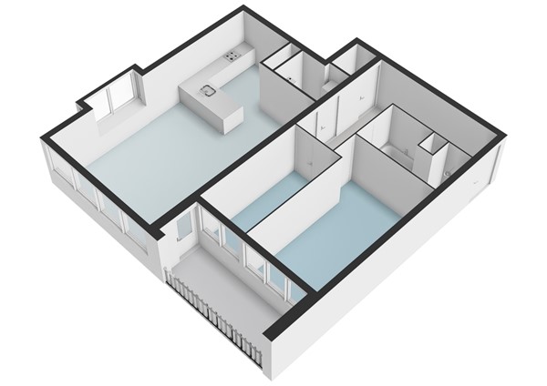 Floor plan - De Lierhof 33, 1059 WC Amsterdam 